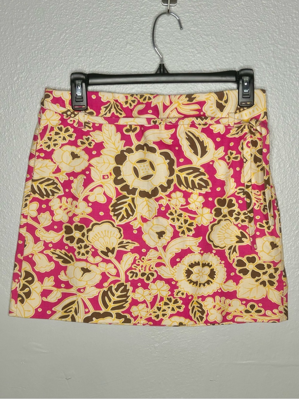 J. Crew Floral Print Skirt With Pockets